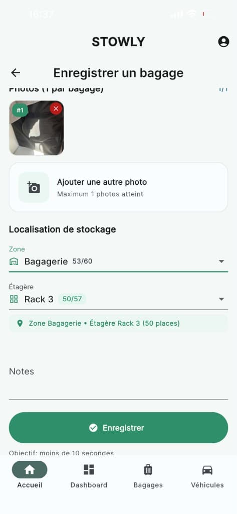 Emplacement & stockage